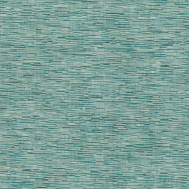 Muted aqua teal fabric with fine irregular horizontal slub weave