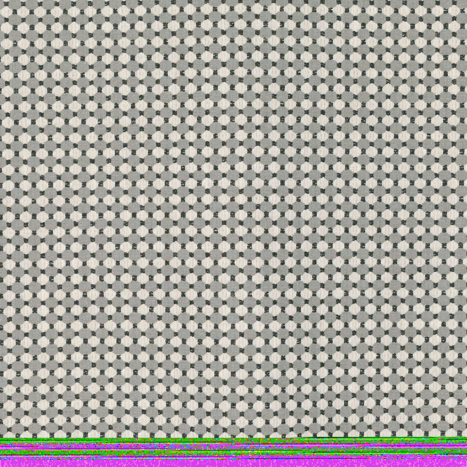 Small geometric woven fabric in soft grey-beige with charcoal accents