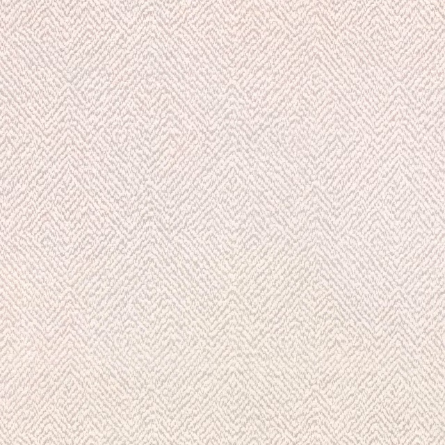 Warm cream wallpaper with a fine pale taupe-grey chevron pattern and softly mottled texture