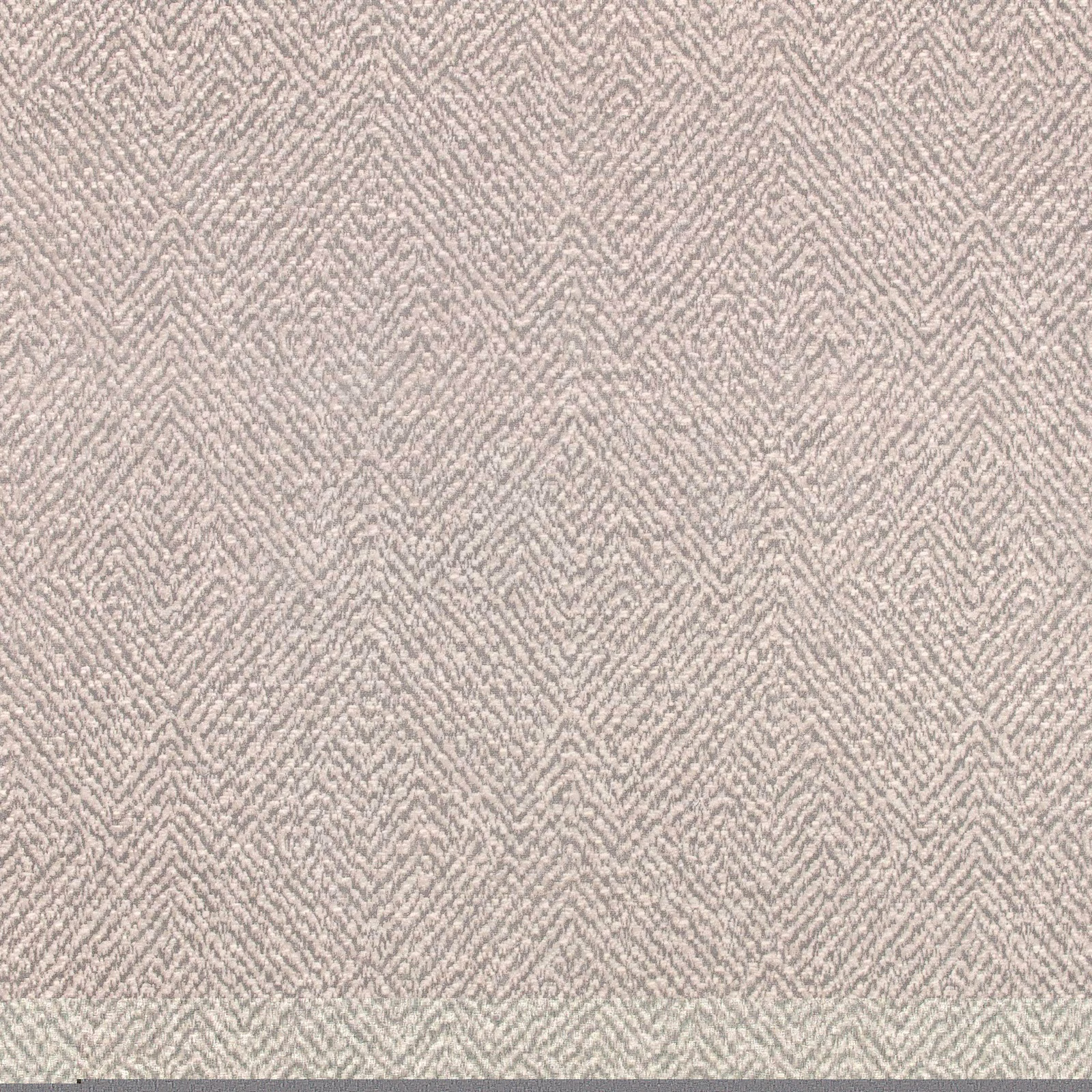 Pale mist-grey wallpaper with a fine repeated chevron motif and softly textured surface