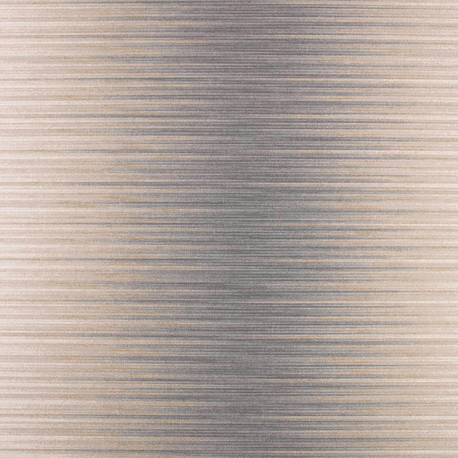 Cool Swedish grey wallpaper with fine horizontal striations and taupe-cream tonal shading