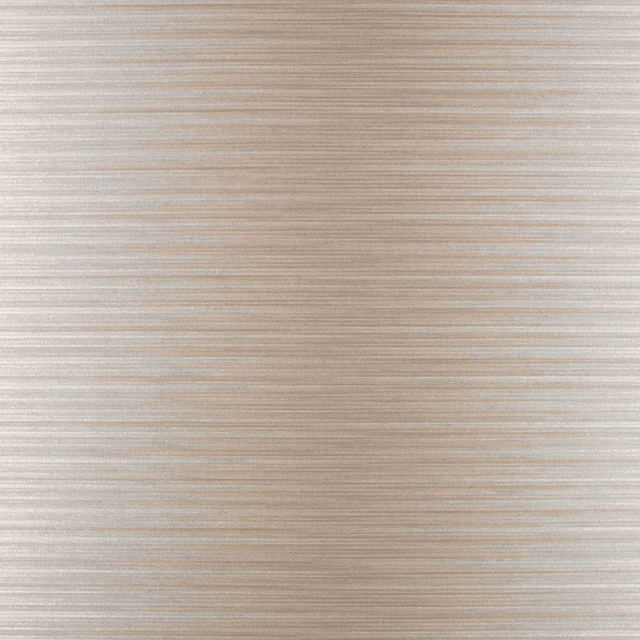 Soft taupe-beige wallpaper with fine horizontal twill striations and subtle tonal sheen