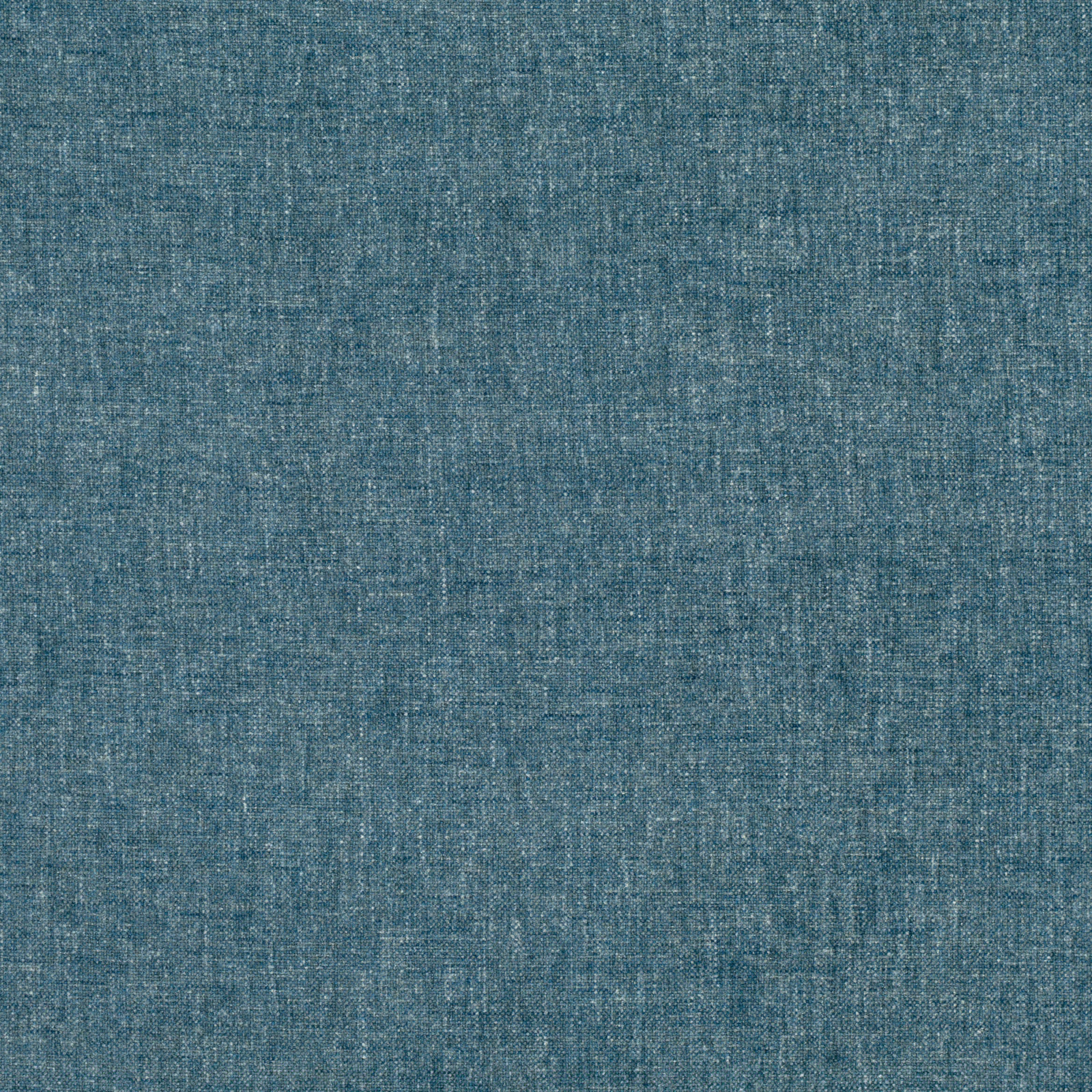 Close-up of muted blue-teal Lamont Lake fabric with fine flecked woven texture