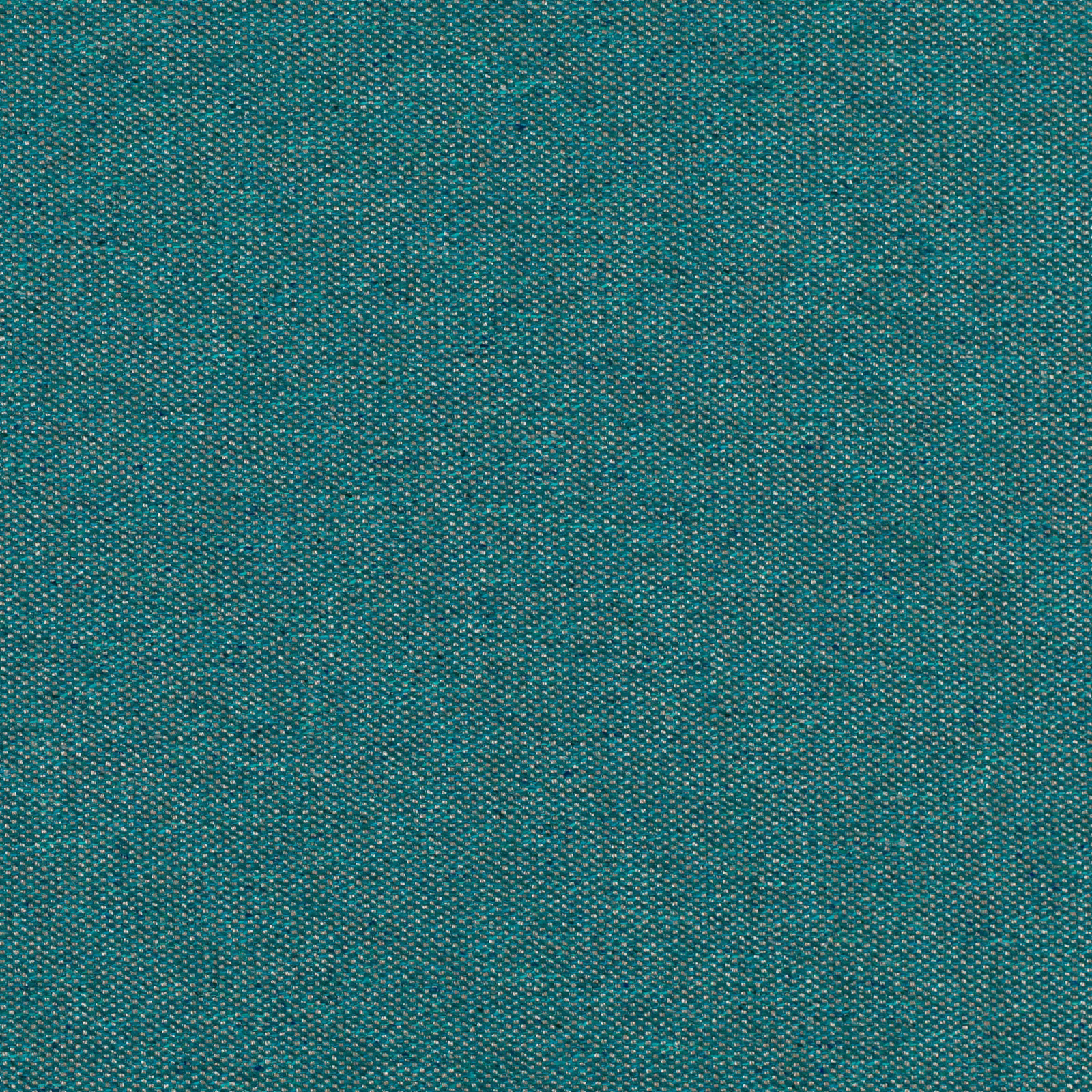 Close-up of deep teal Kingfisher fabric with fine mottled woven texture