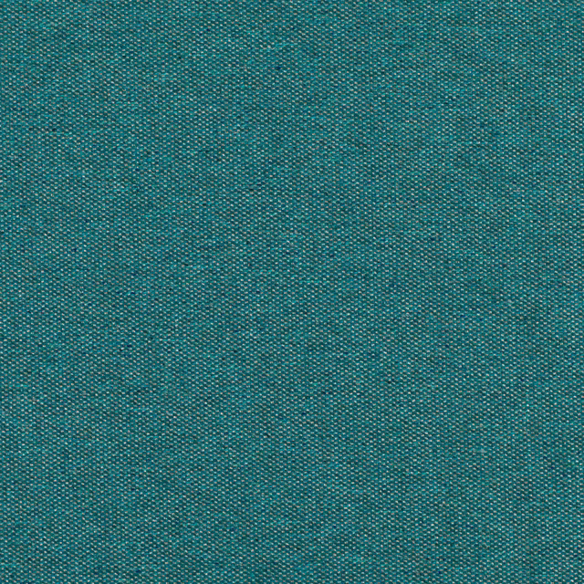 Close-up of deep teal Kingfisher fabric with fine mottled woven texture