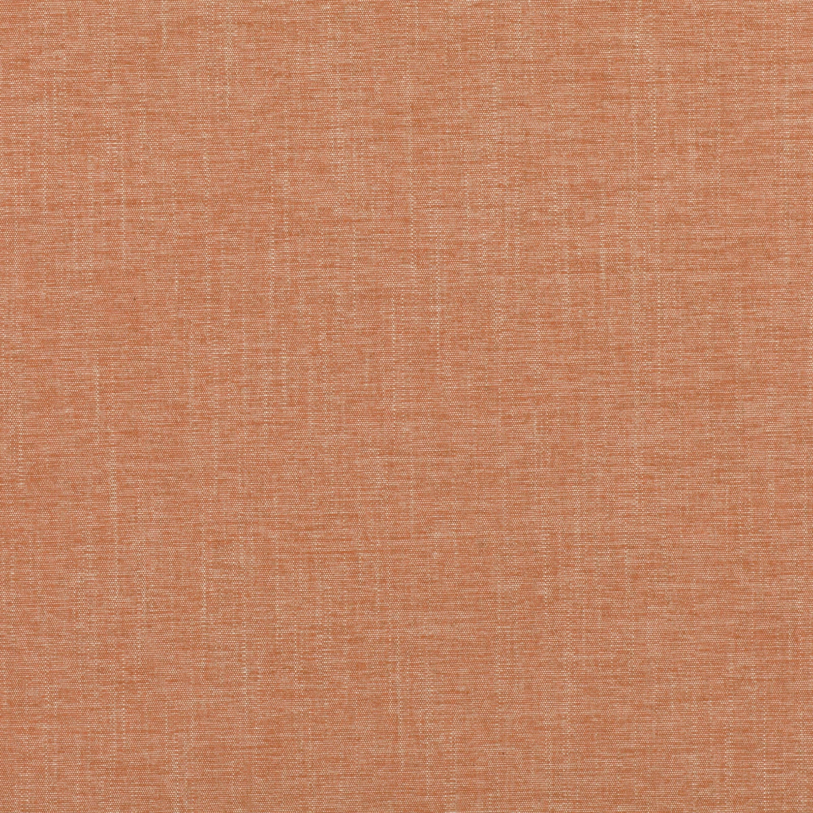 Warm henna terracotta fabric with fine crosshatched slub texture