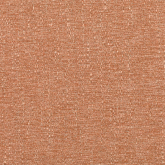 Warm henna terracotta fabric with fine crosshatched slub texture