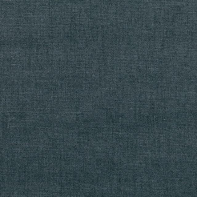 Dark blue-green Rocco fabric with subtle charcoal mottling and a fine woven texture