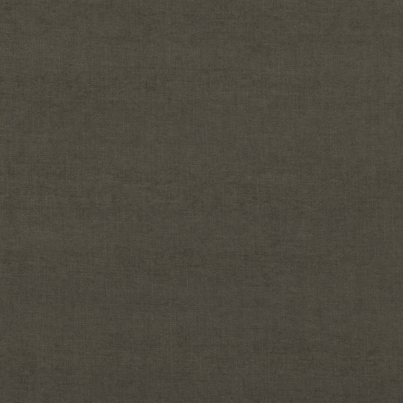Deep olive-grey plain woven fabric with subtle charcoal and brown tonal texture