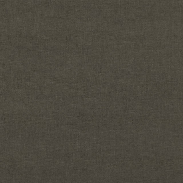Deep olive-grey plain woven fabric with subtle charcoal and brown tonal texture