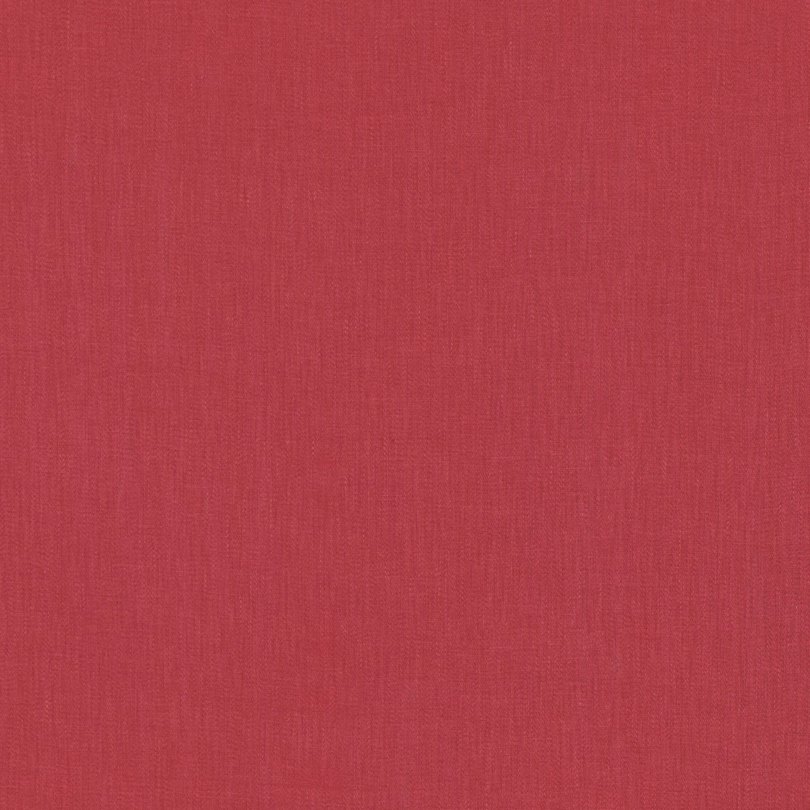 Close-up of deep cranberry red fabric with fine, subtly irregular vertical woven lines