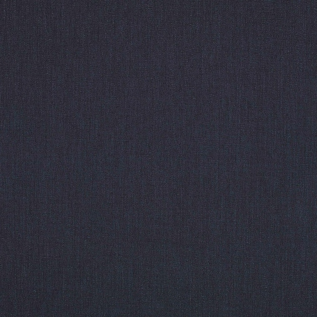 Deep blue-charcoal Ruskin fabric showing a fine vertical woven texture
