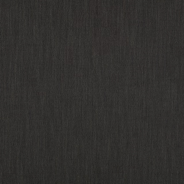 Close-up of deep charcoal grey fabric with fine vertical woven texture