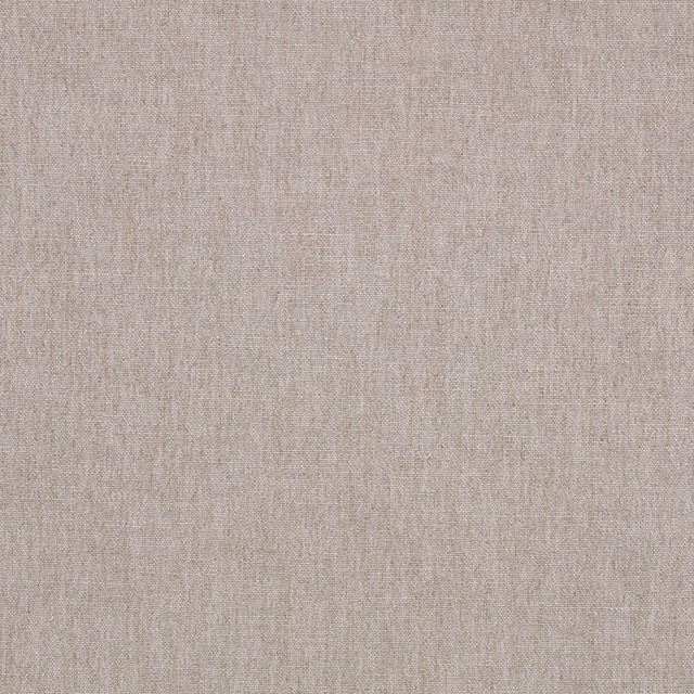 Close-up of warm oatmeal-beige fabric with a fine, softly slubbed weave