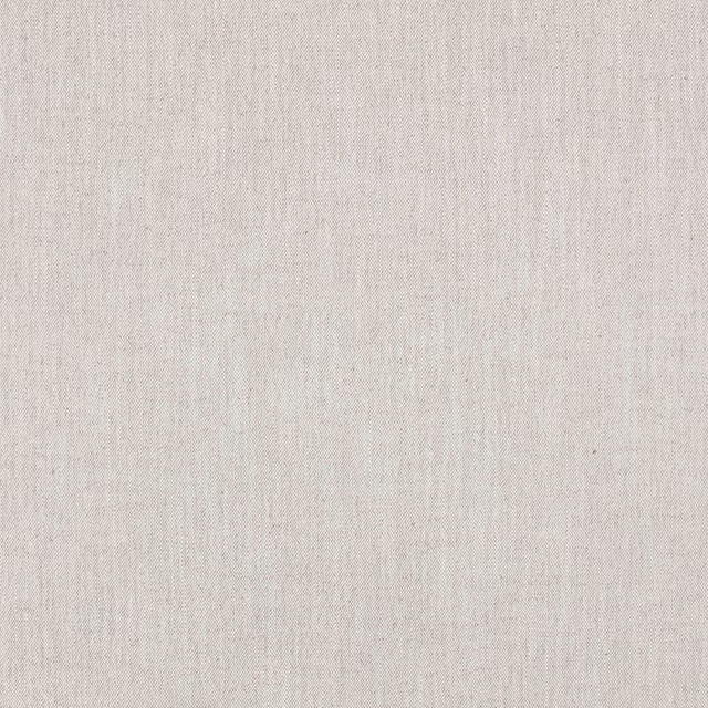 Pale ivory-beige Ruskin textile with fine weave and faint vertical slubs