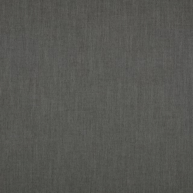 Deep charcoal-grey fabric swatch with fine vertical woven striations and subtle tonal texture