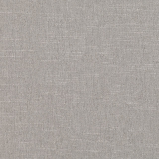 Close-up of soft greige taupe fabric with a fine woven crosshatch texture