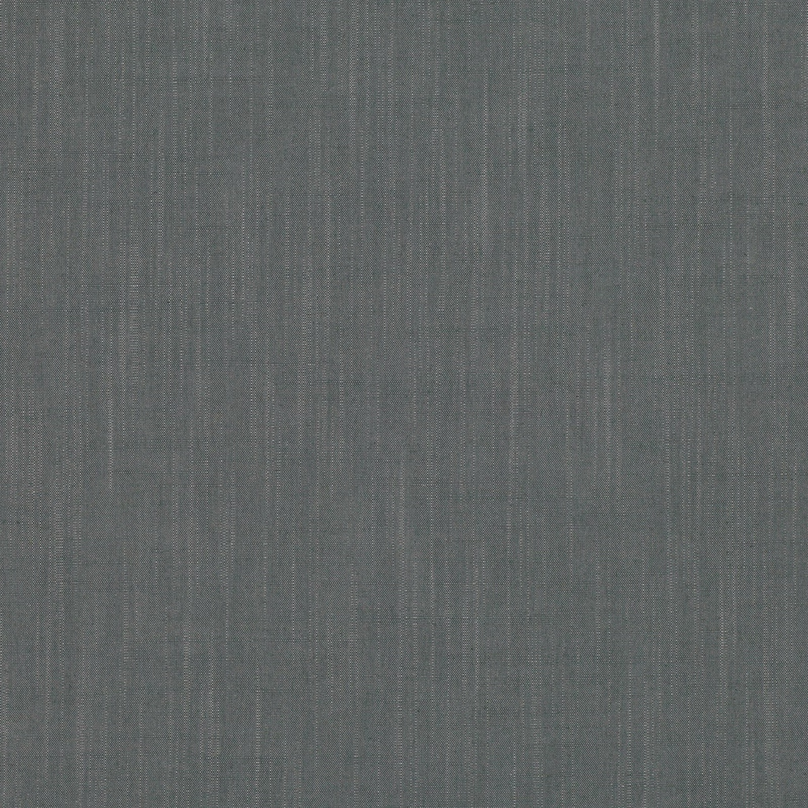 Cool French grey woven textile with fine, softly irregular vertical striations