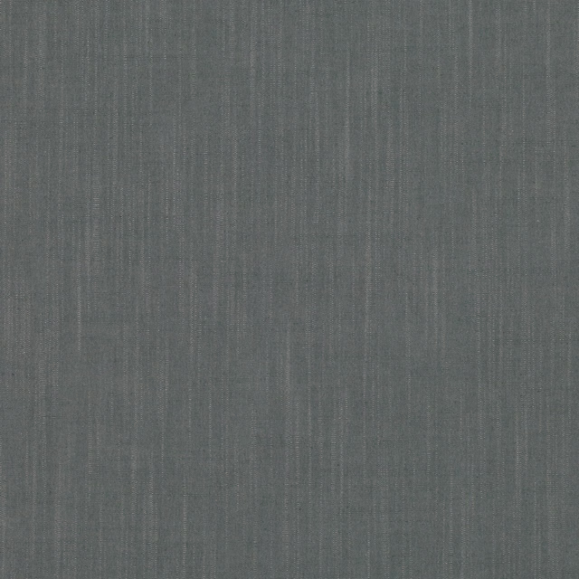 Cool French grey woven textile with fine, softly irregular vertical striations