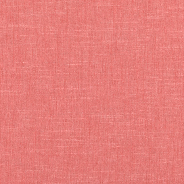 Warm coral-red plain weave with fine crosshatch texture and subtle tonal variation