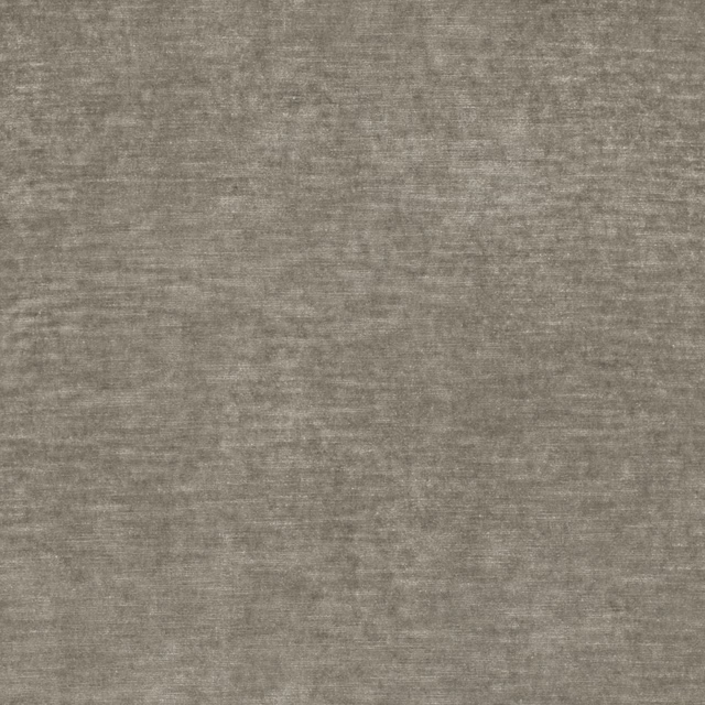 Warm granite taupe woven textile with fine horizontal striations and cloudy tonal variation