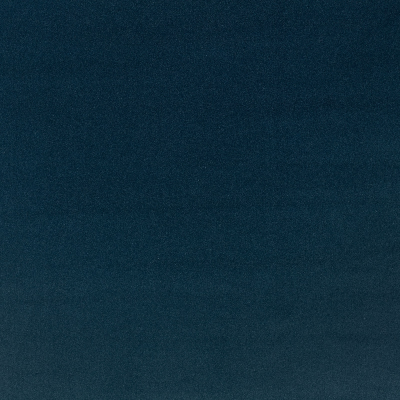 Deep blue-teal plain velvet showing softly shifting pile and subtle horizontal tonal bands