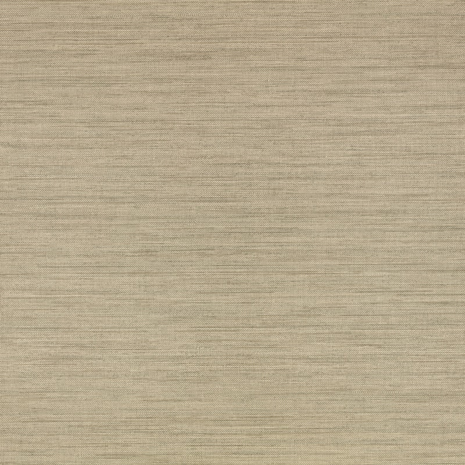 Warm taupe-beige wallpaper with fine horizontal striations and an embossed surface