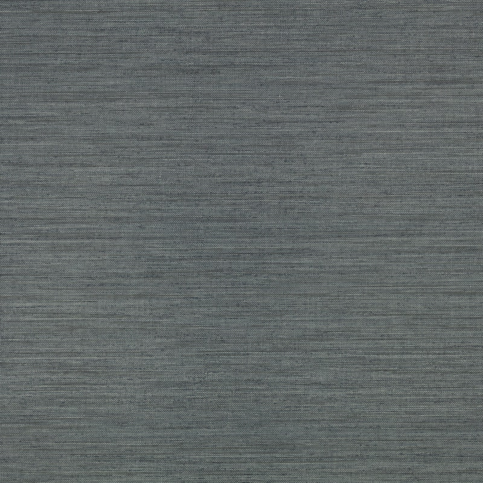 Cool blue-grey embossed wallcovering with fine horizontal striations and subtle tonal depth
