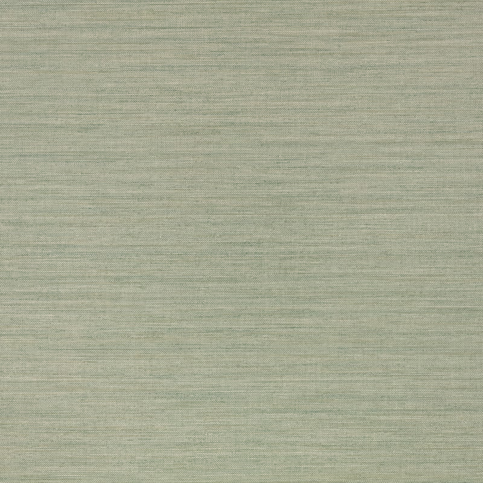 Pale verdigris green wallpaper with fine horizontal embossed striations and soft grey depth