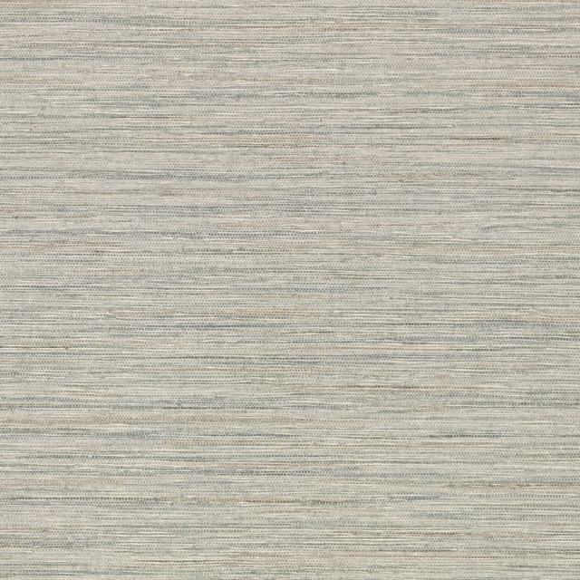 Muted lovat green embossed wallpaper with fine horizontal striations and tonal variation