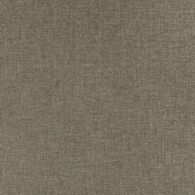Deep taupe-grey embossed wallcovering with a fine crosshatched, woven-looking texture