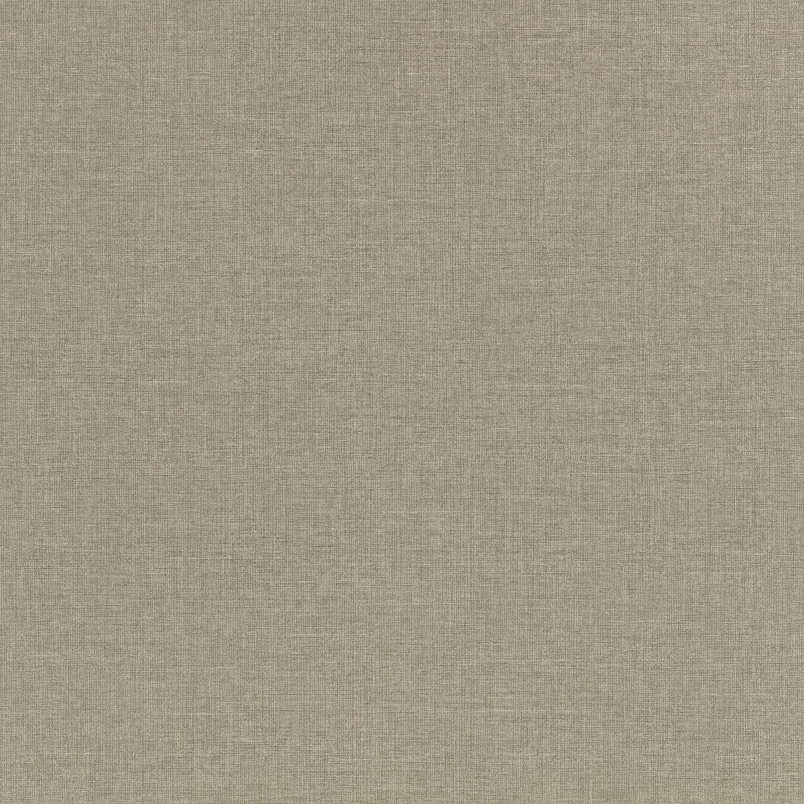 Muted lichen-grey embossed wallpaper with a fine woven-look texture