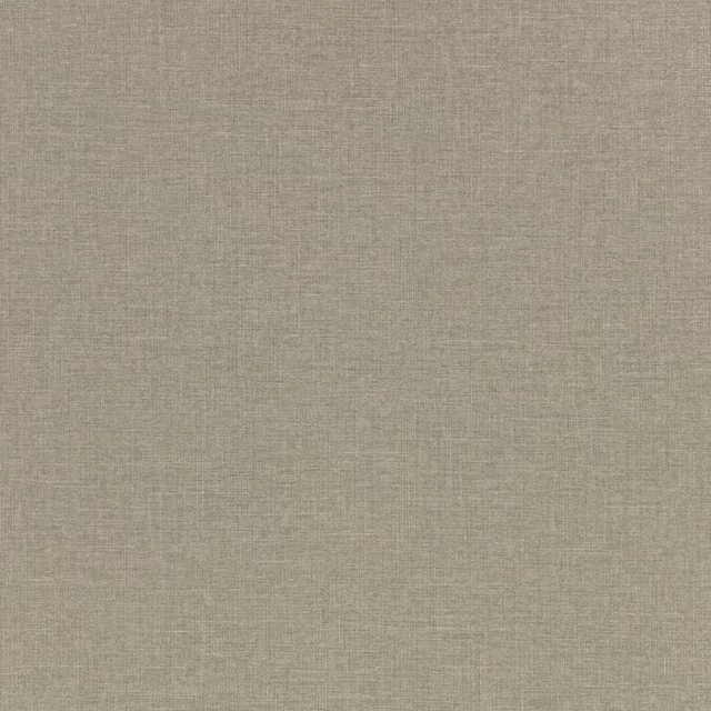 Muted lichen-grey embossed wallpaper with a fine woven-look texture