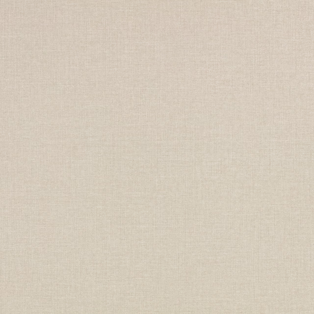 Warm pale beige embossed wallcovering with fine vertical woven-look texture