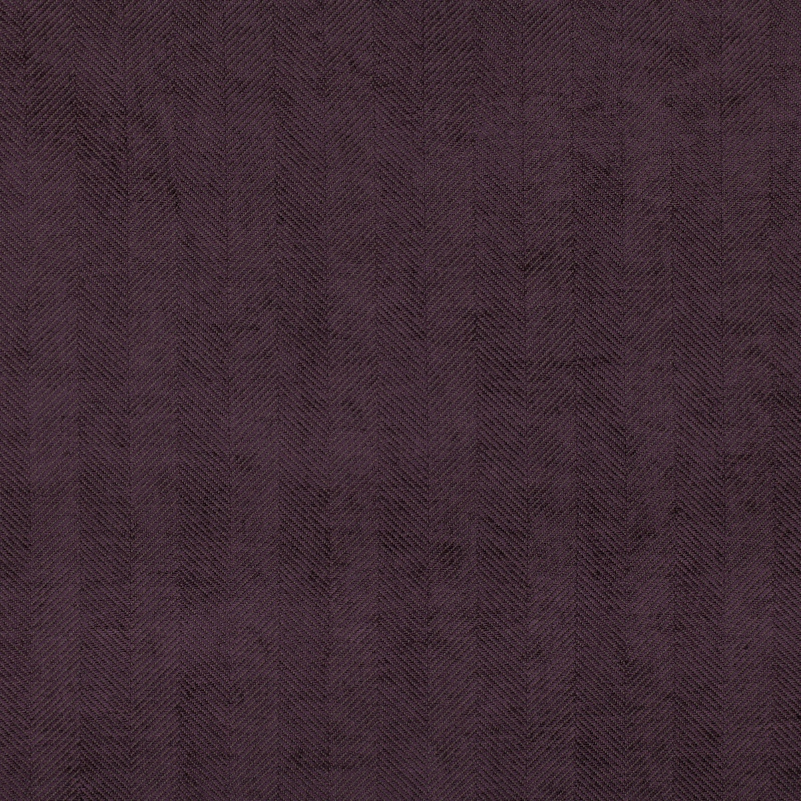 Dark cassis plum fabric with subtle vertical chevrons and a softly textured weave