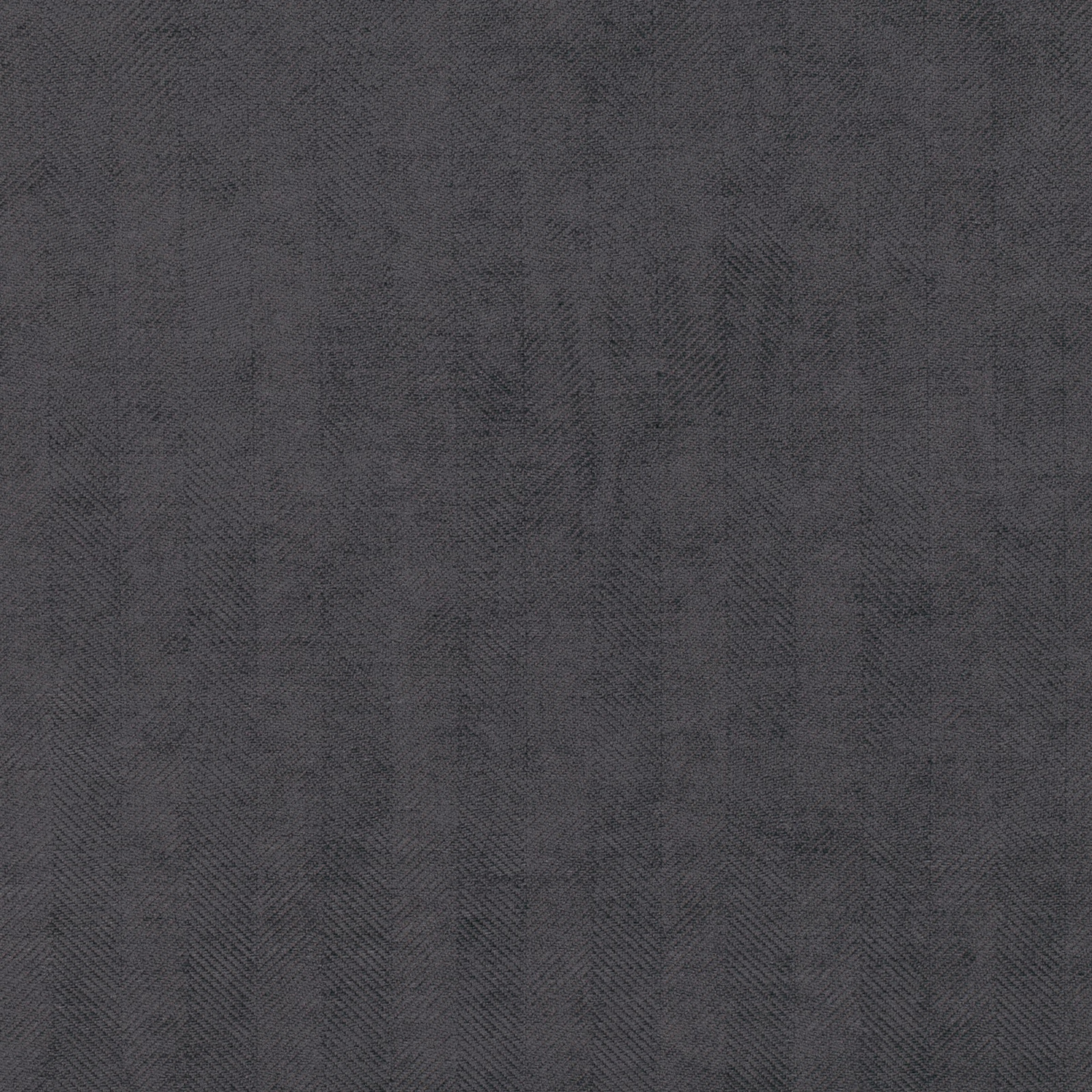 Deep charcoal-grey woven fabric with subtle geometric chevrons and vertical tonal texture
