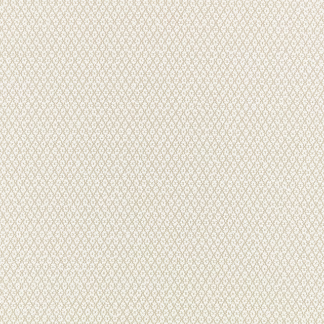 Warm ivory fabric with a tiny beige diamond lattice and softly textured weave