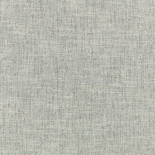 Pale French blue woven textile with subtle grey flecks and crosshatch texture