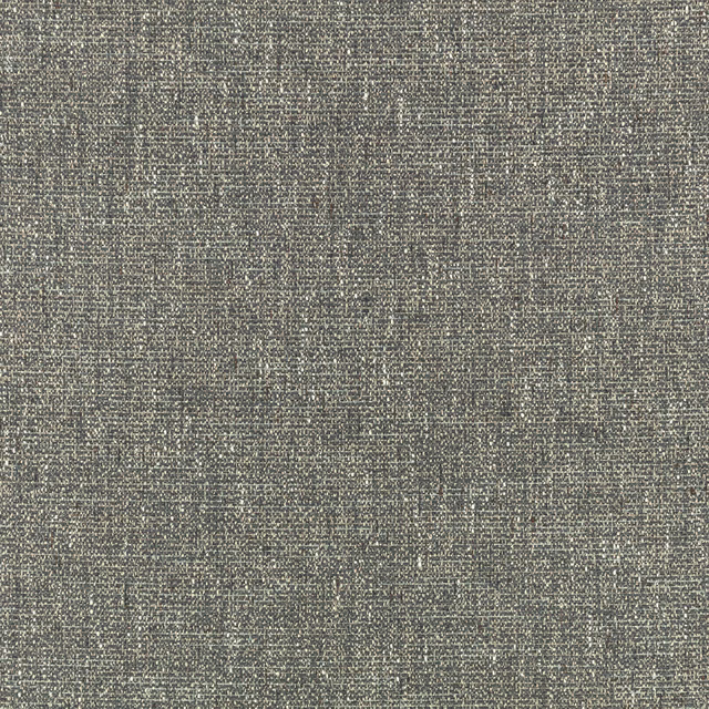 Close-up of Sula Thunder showing a dense mottled taupe-grey woven texture