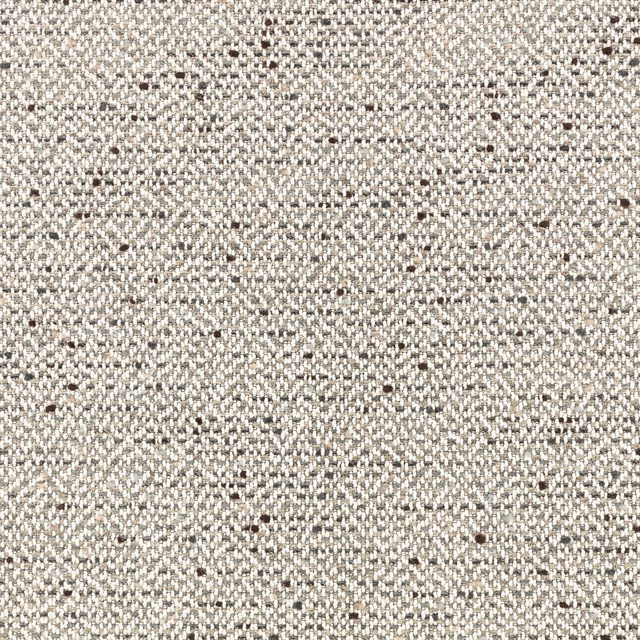 Pale grey woven upholstery texture scattered with small charcoal flecks