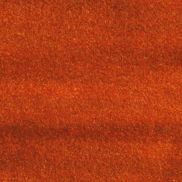 Rust orange textured fabric swatch with subtle horizontal tonal shading