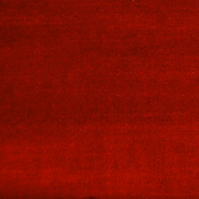 Deep crimson plain fabric swatch with a soft velvety sheen