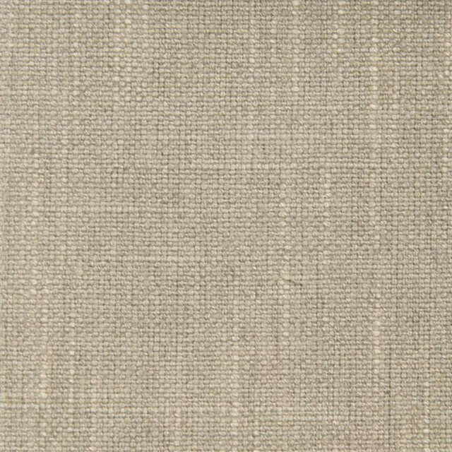 Close-up of warm beige woven fabric with fine textured surface