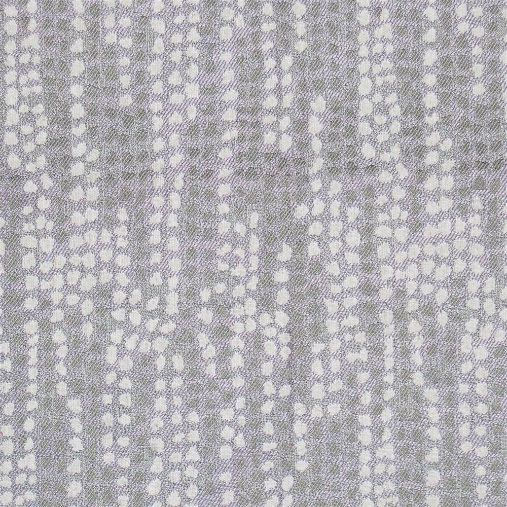 Muted purple-grey woven fabric with pale irregular pebble pattern