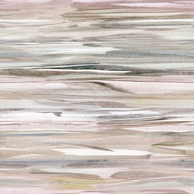 Abstract cream, blush and stone horizontal painterly fabric swatch