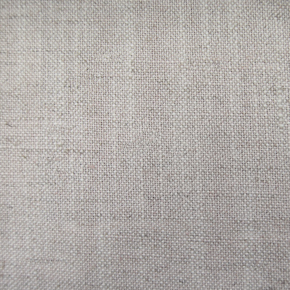 Close-up of Hawley Grey plain woven fabric in soft stone grey