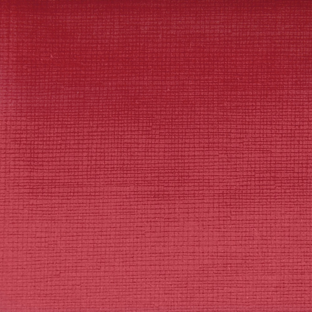 Bright raspberry pink textured woven fabric swatch with fine horizontal grain
