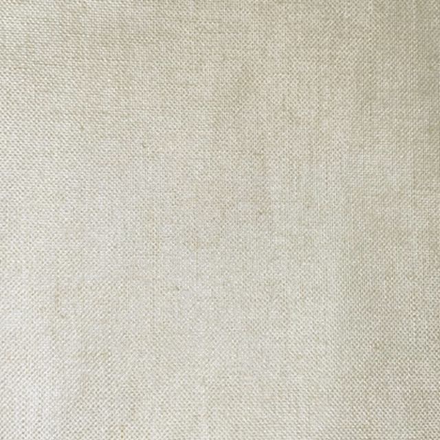 Pale beige linen-blend fabric with a fine plain weave and soft texture
