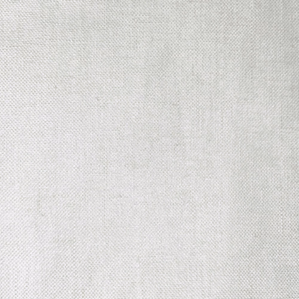Soft chalk white woven fabric with fine linen-like texture