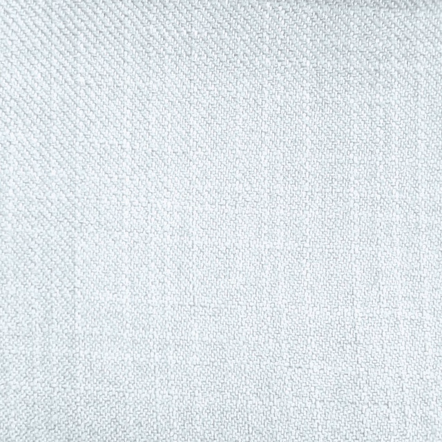 Close-up of pale powder blue woven fabric with a fine, even texture